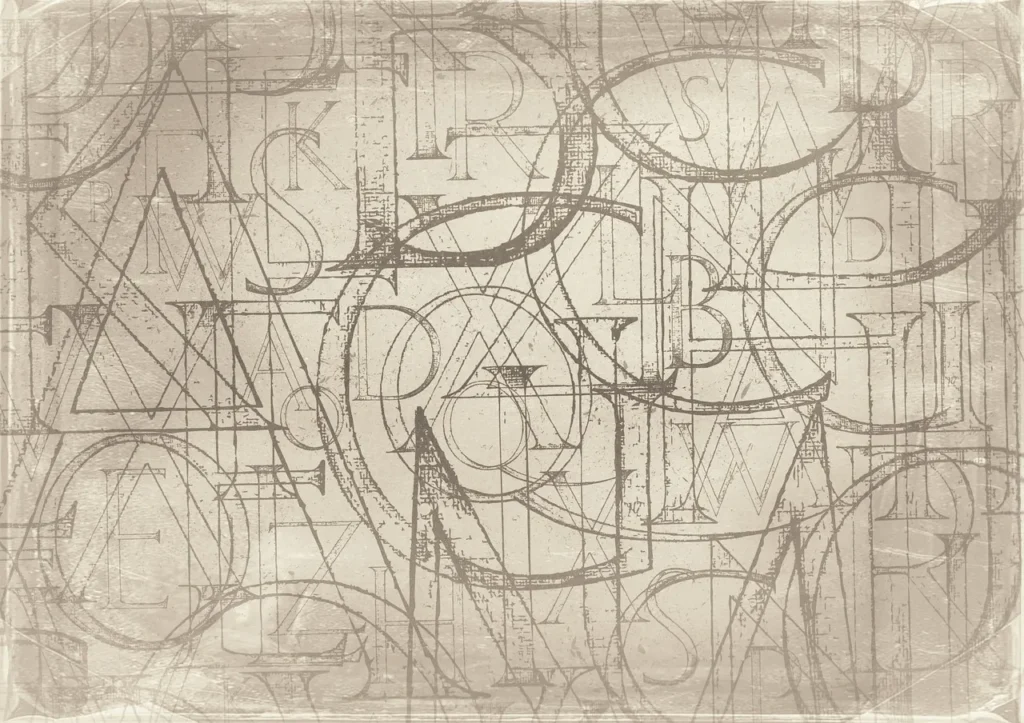 fantasy words and letters